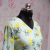 floral georgette long fock