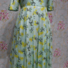 floral georgette long fock
